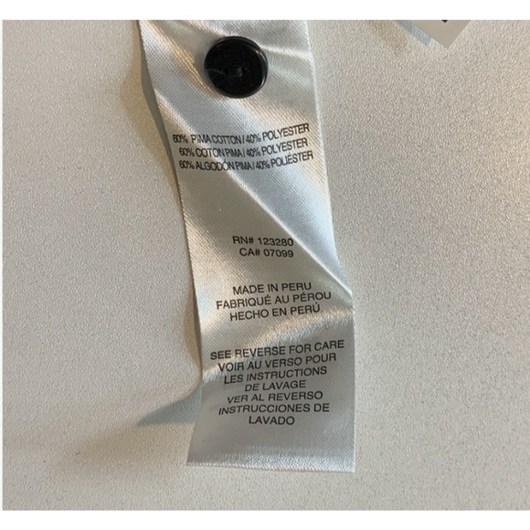 Travis Mathew Polo Shirt Women XL Extra Large Black Pima Cotton Blend Golf *LOGO - Picture 10 of 13